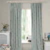 Bears Sage Green Made To Measure Curtains -Sophie Allport crt79sgm2m bears and balloons sage green made to measure curtains lifestyle 2 high res square