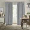 Chicken Pale Sage Blue Made To Measure Curtains -Sophie Allport crt8psbm2m chicken pale sage blue artwork made to measure curtains cameo high res square