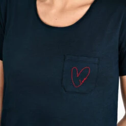 Hearts Ladies T-Shirt 13 Hearts Ladies T-Shirt -Sophie Allport ctt0134m hearts ladies t shirt medium modelled 2 cut out high res square