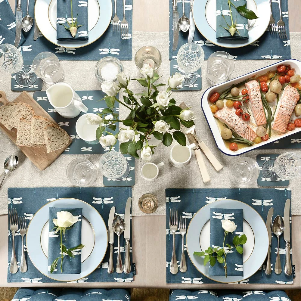 Dragonfly Fabric Placemat 4 Dragonfly Fabric Placemat - Image 2