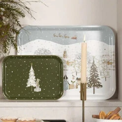 Festive Forest Serving Tray - Small -Sophie Allport festive forest collection lifestyle high res 1 073103cd c513 470f 8fc3 6c3eac9de231