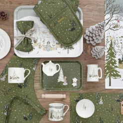 Festive Forest Adult Apron 11 Festive Forest Adult Apron -Sophie Allport festive forest kitchen and table top flatlay lifestyle high res square fc00d36b 07bf 43e8 80fa b91d3f2e1bef