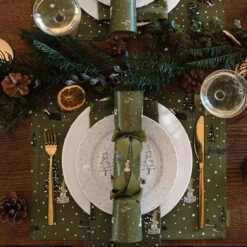 Festive Forest Fabric Placemat 9 Festive Forest Fabric Placemat -Sophie Allport festive forest place setting lifestyle high res square 1fbb49b0 2331 4187 ab59 ecc97f8f7a94