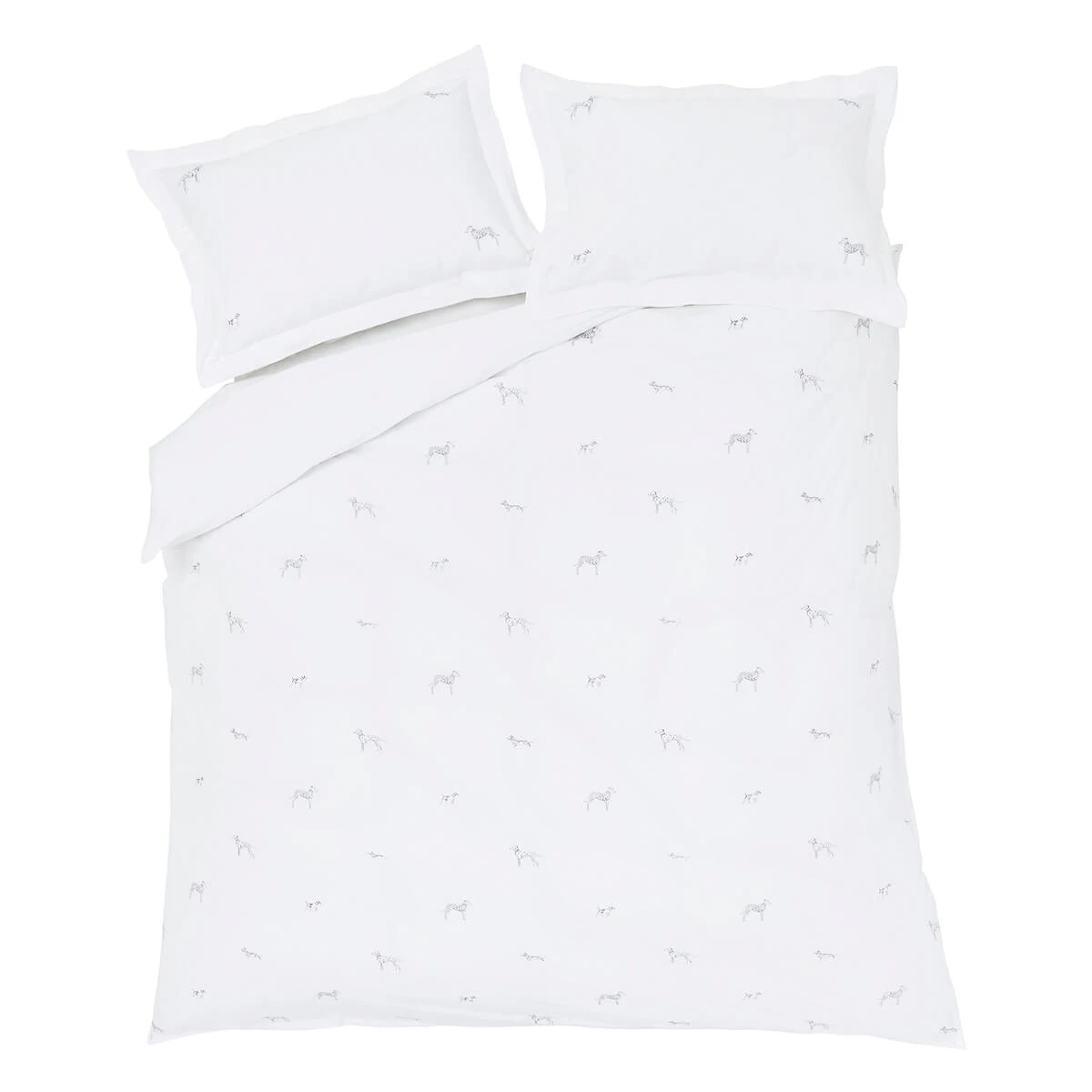 Fetch Natural Embroidered Bedding Set 4 Fetch Natural Embroidered Bedding Set - Image 2