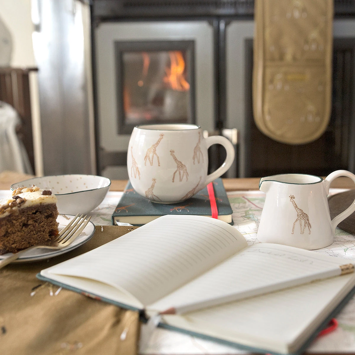 Giraffe Stoneware Mug 5 Giraffe Stoneware Mug - Image 3