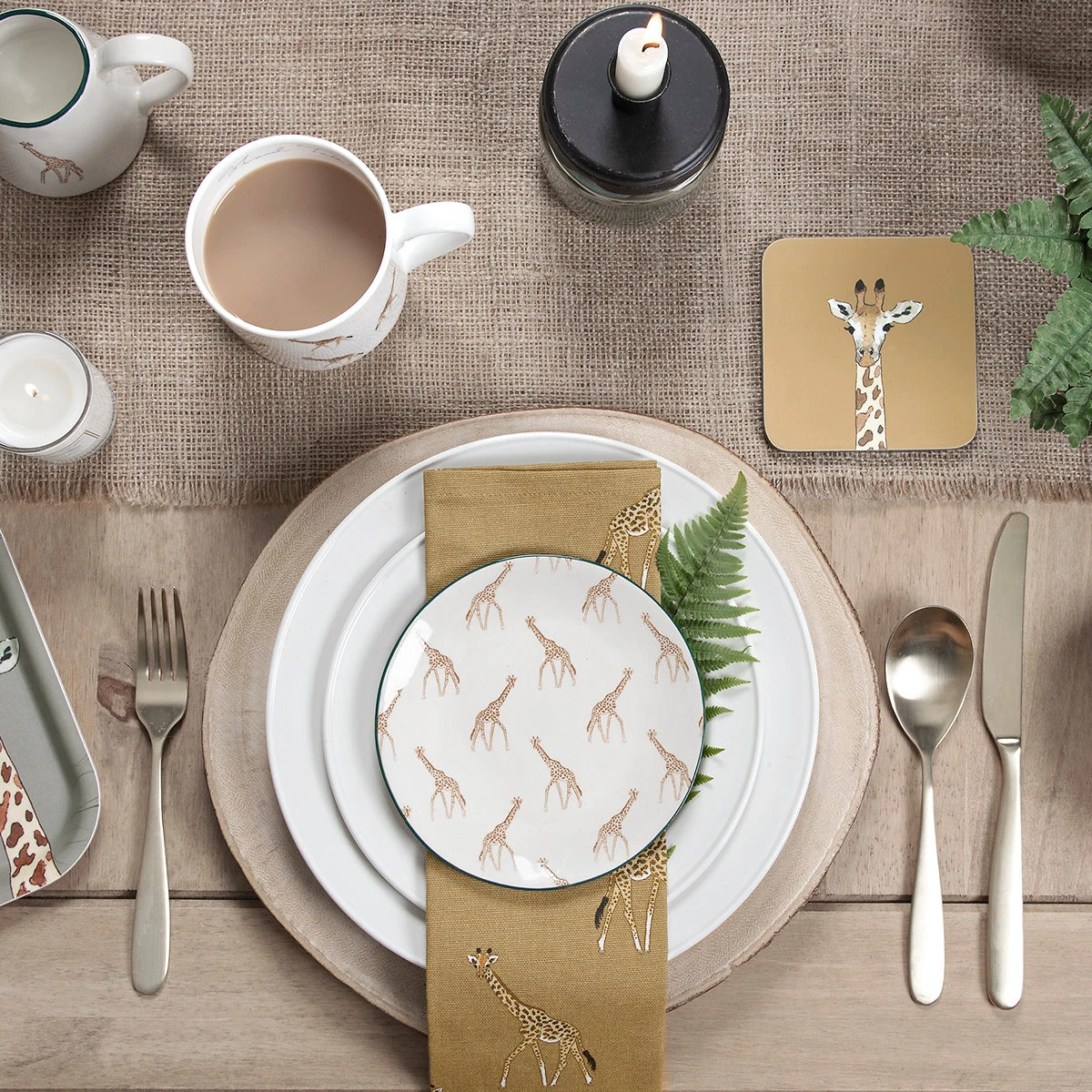 Giraffe Stoneware Small Side Plate 7 Giraffe Stoneware Small Side Plate - Image 5