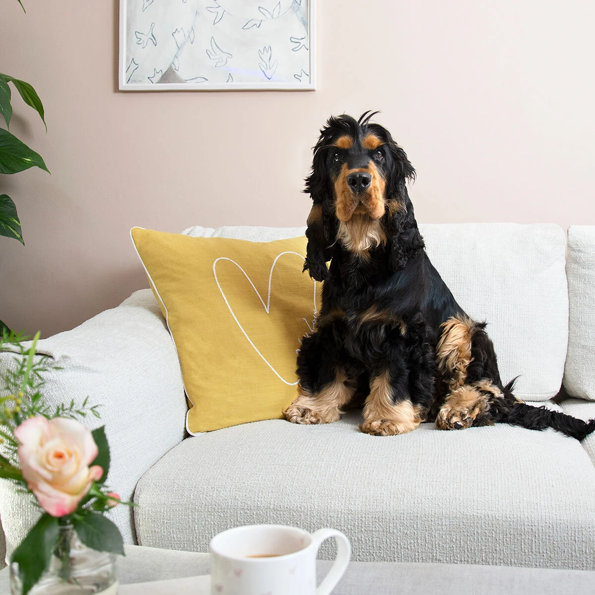 Hearts Decorative Cushion 6 Hearts Decorative Cushion - Image 4