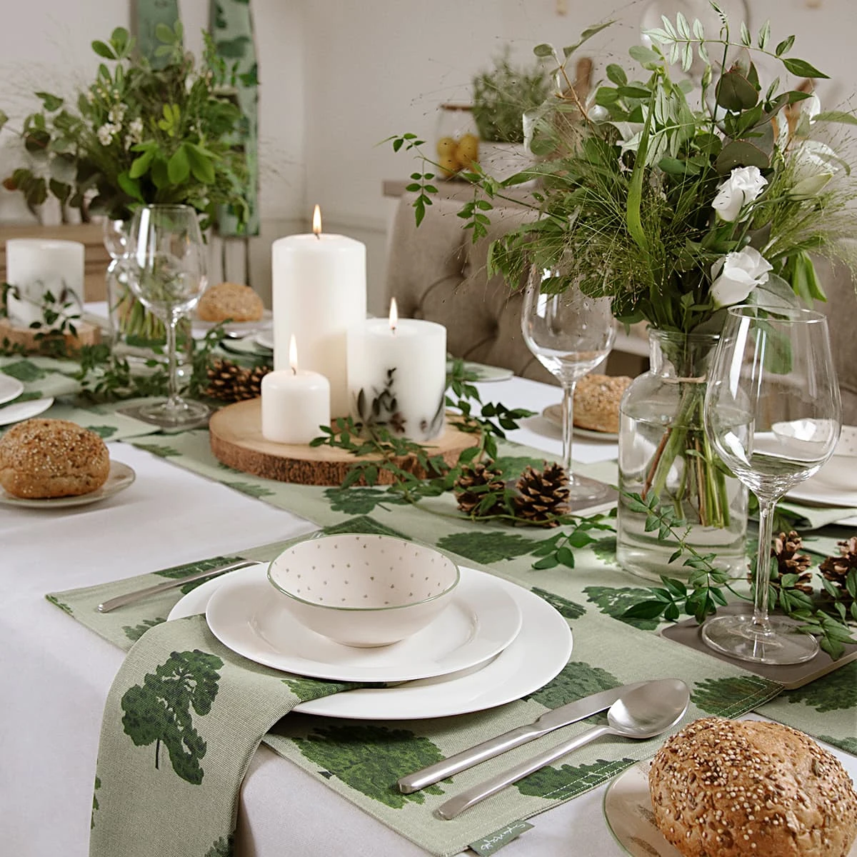 Trees Fabric Placemat 5 Trees Fabric Placemat - Image 3