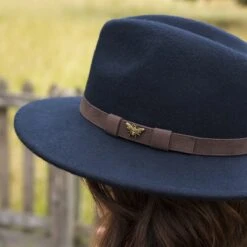Bees Felt Fedora Hat