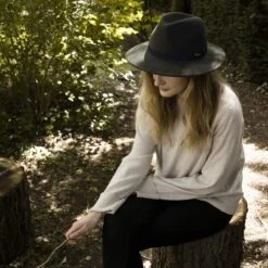 Fetch Felt Fedora Hat -Sophie Allport hff3601 ksjc46s bees felt fedora lifestyle high res square