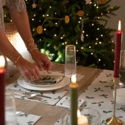 Holly & Berry Napkins (Set Of 4) 12 Holly & Berry Napkins (Set Of 4) -Sophie Allport holly berry table set lifestyle aw22 6 high res square 6aabfeae b4f8 45c1 b4ae 05d2322c8b46