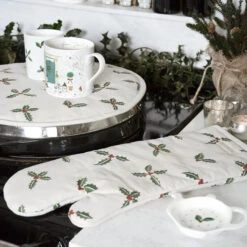 Holly & Berry Home For Christmas Mug -Sophie Allport holly collection lifestyle web 7