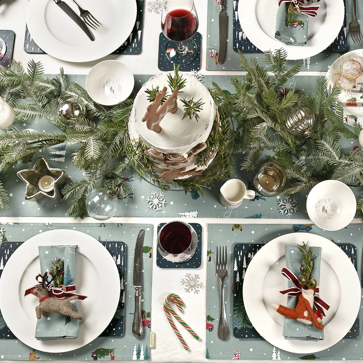 Home For Christmas Placemats (Set Of 4) 5 Home For Christmas Placemats (Set Of 4) - Image 3