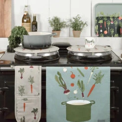 Home Grown Circular Hob Cover -Sophie Allport home grown collection lifestyle high res square d01fc1b9 7912 4787 ae04 99f1de91a317