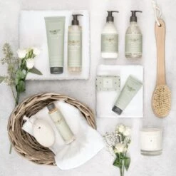 Honey Spiced Lavender Hand Lotion - 300ml -Sophie Allport honey spiced lavender hand and body collection flatlay lifestyle high res square c210926d c5ab 4664 894e 3eed88fbdef8