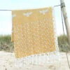 Bees Hammam Towel -Sophie Allport ht36180 bees hammam towel lifestyle high res square