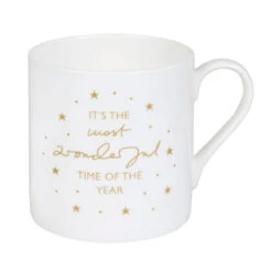 It's The Most Wonderful Time Of The Year Mug 10 It's The Most Wonderful Time Of The Year Mug -Sophie Allport im5005 christmas holly and berry it s the most wonderful time of the year large mug cut out web 1