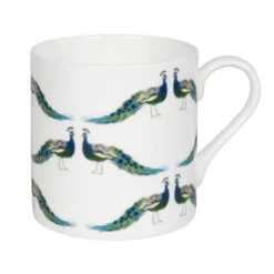 Peacocks Mug -Sophie Allport im6403 peacocks white large mug cut out high res square 294a240f cc4c 4374 a945 df7bb6a488a9