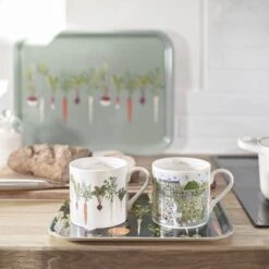 Home Grown Serving Tray - Small 11 Home Grown Serving Tray - Small -Sophie Allport im7804 im7805 home grown large mug statement and scene mug lifestyle high res 1