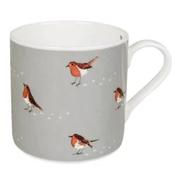 Robin & Mistletoe Coloured Mug -Sophie Allport imrm05 robin mistletoe coloured solo large mug cut out high res web image 60fc4c2e 00d0 4331 90b4 6a52bb319a53