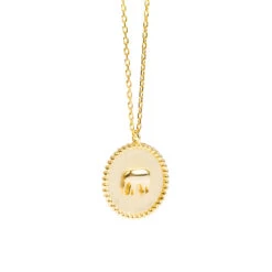 Elephant Gold Plated Pendant Necklace -Sophie Allport jnlgp5402p elephant zsl necklace pendant gold plated 2 cut out high res square
