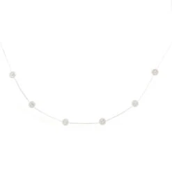 Bees Sterling Silver Charm Coin Necklace