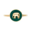 Elephant Gold Plated Enamel Ring -Sophie Allport jrgp54e elephant zsl enamel ring gold plated 2 cut out high res square f23e6933 3554 489c bc24 7b1c15aada0e