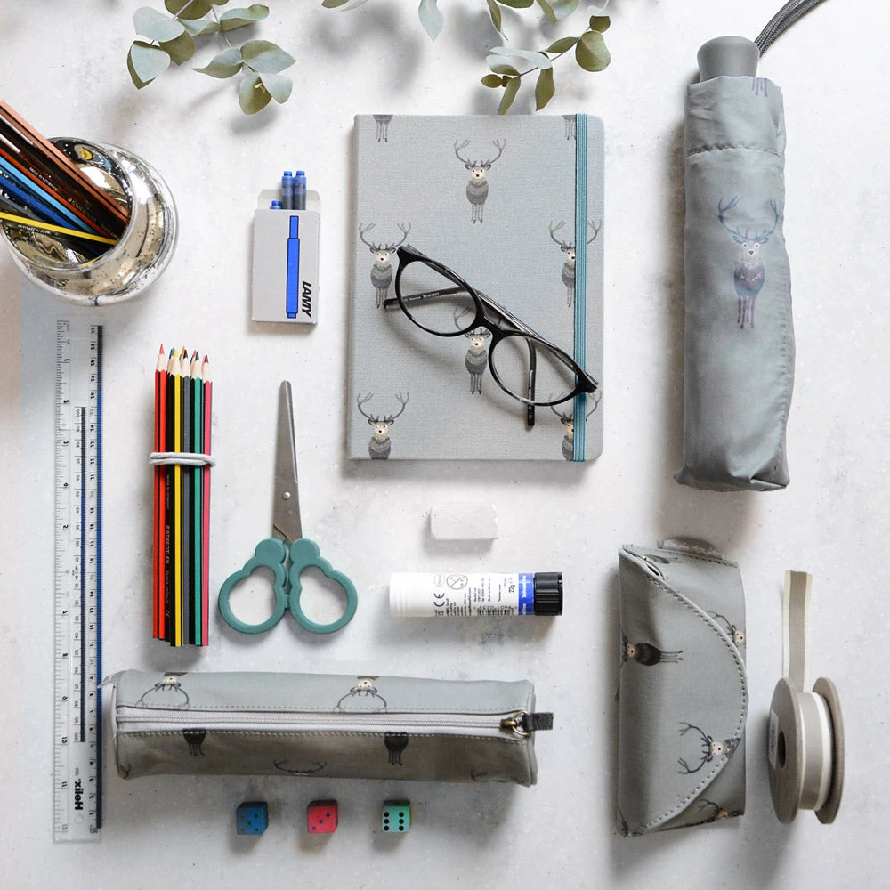 Highland Stag A5 Fabric Notebook 4 Highland Stag A5 Fabric Notebook - Image 2