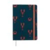 Lobster A5 Fabric Notebook -Sophie Allport ju68510 lobster A5 fabric notebook cut out high res
