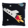 Space Knitted Cushion -Sophie Allport ksc62410 space statement cushion with pocket cut out high res square