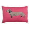 Dachshund Knitted Cushion -Sophie Allport ksc7250 fetch knitted statement cushion cut out high res square