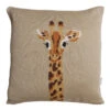 Giraffe Knitted Cushion -Sophie Allport ksc7700 giraffe zsl knitted statement cushion cut out high res square