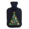 Christmas Trees Hot Water Bottle -Sophie Allport kshwb932 christmas tree knitted statement hot water bottle cut out high res square