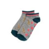 Giraffe Ladies Trainer Socks 2 Giraffe Ladies Trainer Socks -Sophie Allport kss77l giraffe zsl knitted statement socks ankle cut out high res square