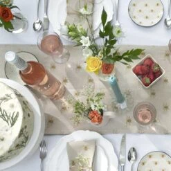 Bees Stoneware Small Side Plate -Sophie Allport lin36300 lin36810 ssp36 bees table place setting portrait lifestyle high res square 475094ae 8c84 4e2e 9048 6ecae10cd24d