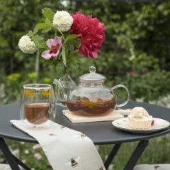 Bees Stoneware Small Side Plate -Sophie Allport lin36601 gtp3601 gm3601 bees afternoon tea landscape lifestyle high res square 1179b521 0739 4cc8 8721 b93c1d773155