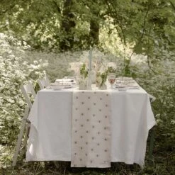 Bees Linen Table Runner -Sophie Allport lin36810 lin36300 snb36 bees table portrait lifestyle high res square