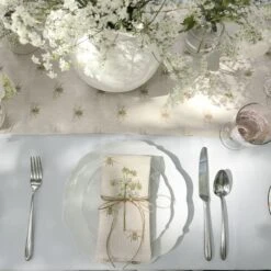 Bees Linen Table Runner -Sophie Allport lin36810 lin36300 ssp36 bees overhead place setting lifestyle high res square 09b44830 083d 452a a613 4adae84114b5