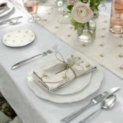 Bees Linen Table Runner -Sophie Allport lin36810 lin36300 ssp36 bees place setting lifestyle high res square deeb3245 54cf 4aa0 a7b0 b6b69d96da9f