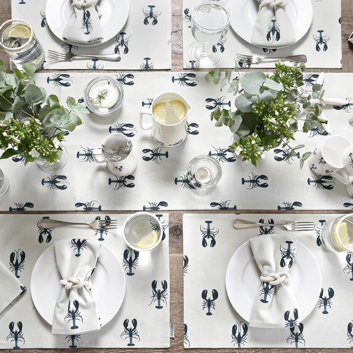 Lobster Fabric Placemats (Set Of 2) 5 Lobster Fabric Placemats (Set Of 2) - Image 3