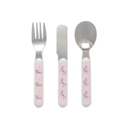 Fairground Ponies Childrens Melamine Cutlery Set
