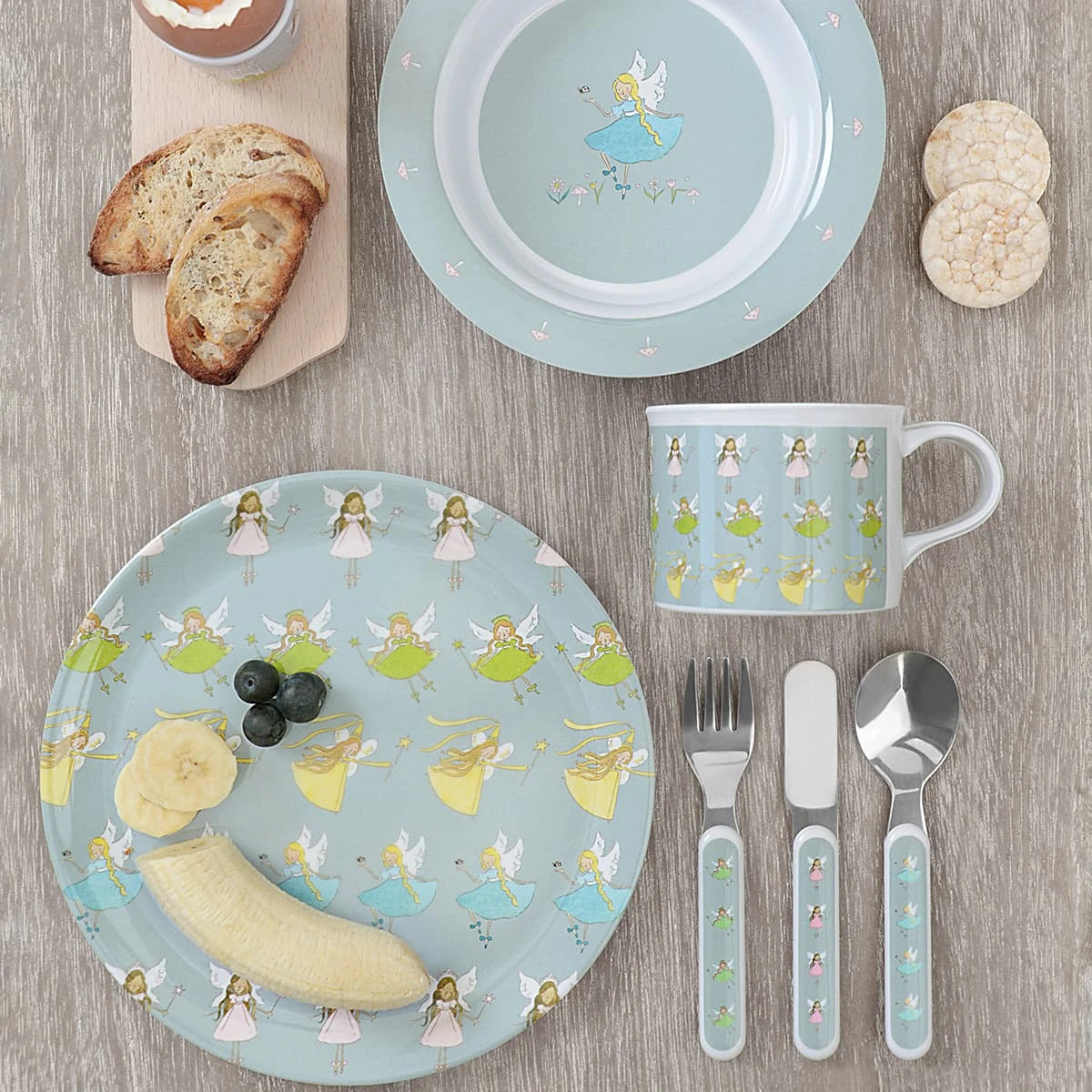 Princess Fairies Childrens Melamine Cutlery Set 5 Princess Fairies Childrens Melamine Cutlery Set - Image 3