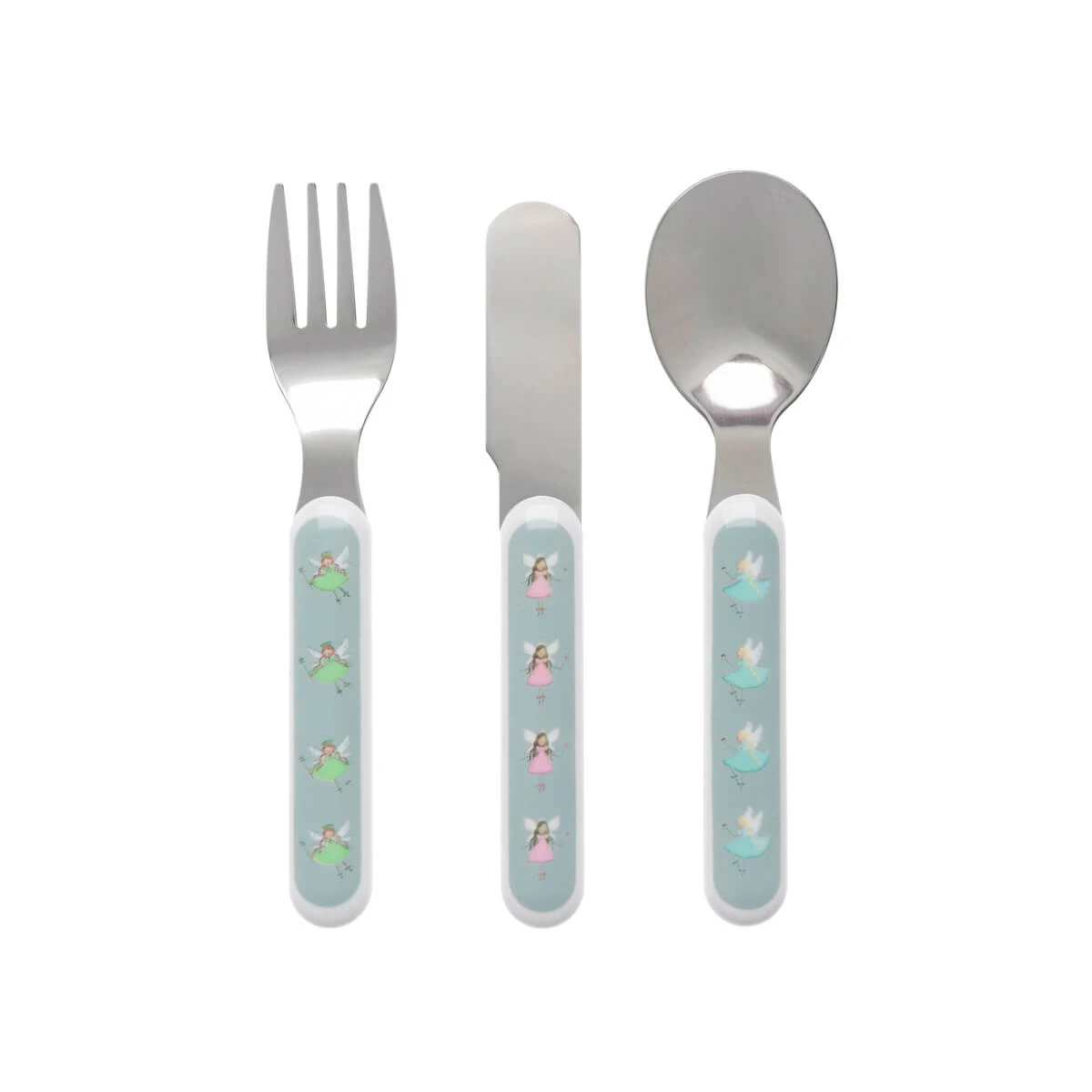 Princess Fairies Childrens Melamine Cutlery Set 3 Princess Fairies Childrens Melamine Cutlery Set