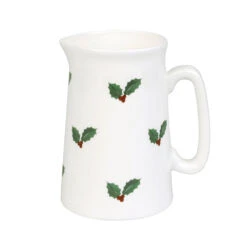 Holly & Berry Jug -Sophie Allport mj5001 christmas holly and berry jug small cut out web