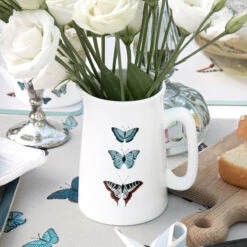 Butterflies Jug -Sophie Allport mj6601 butterflies jug small lifestyle high res square