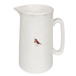 Robin & Mistletoe Jug -Sophie Allport mjrm03 robin and mistletoe large jug square web image 9589fe70 dcf4 48ee 813d f8d009ab51a8