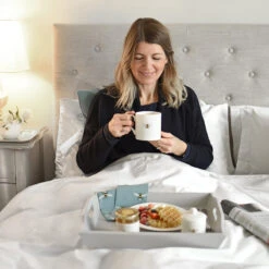 Bees Solo Mug -Sophie Allport mothers day 2021 breakfast in bed 3 lifestyle high res square