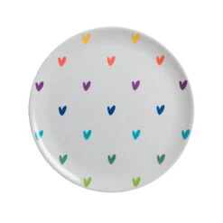 Hearts Melamine Side Plate
