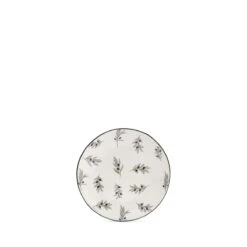 Olive Stoneware Small Side Plate 16 Olive Stoneware Small Side Plate -Sophie Allport olive branch stoneware side plate cutout ss23 high res square