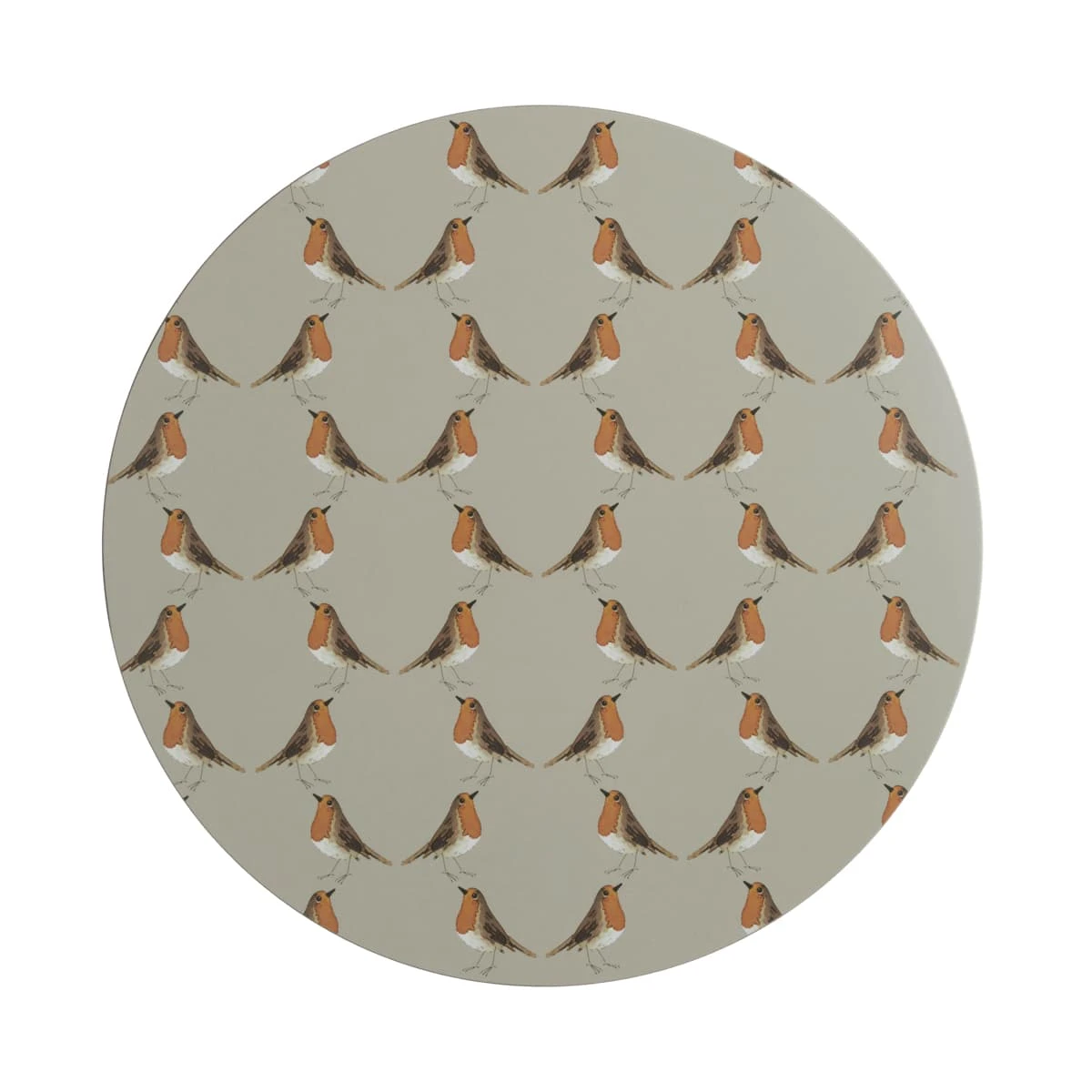 Robin Circular Placemats (Set Of 4) 3 Robin Circular Placemats (Set Of 4)